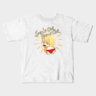 Sun's Out, Buns Out Kids T-Shirt